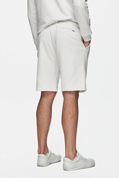 UCLA RANDY Bej Baskılı Baskılı Standard Fit Erkek Örme Şort