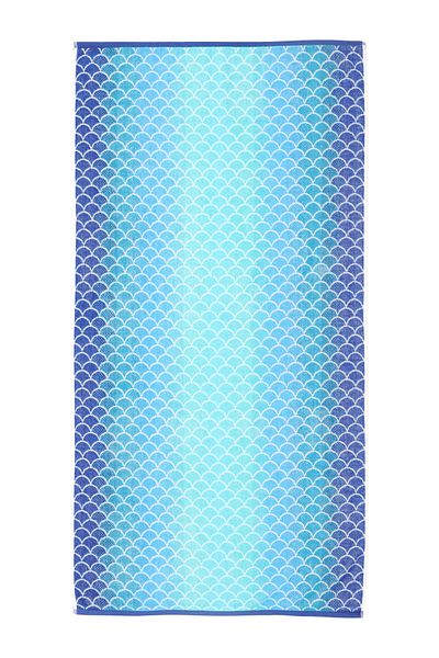 Özdilek Velvet Ombre Πετσέτα Παραλίας - Summer Heat Shell, 70x140 cm