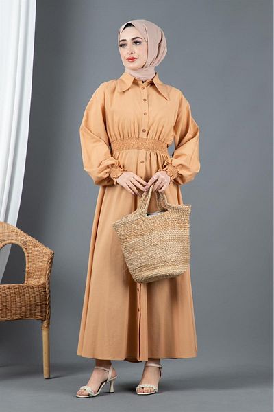 Sevitli Rochie Elinna cu detaliu curea-camel