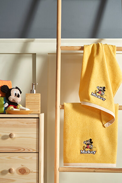 Özdilek Mickey Mouse Happy Disney Lisanslı 2'li Havlu Set