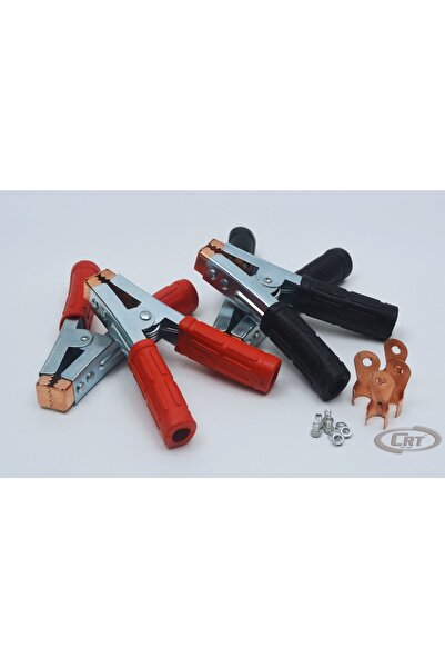 Carub Akü Maşası Profesyonel  Uyumlu 4'lü Paket Kırmızı-siyah