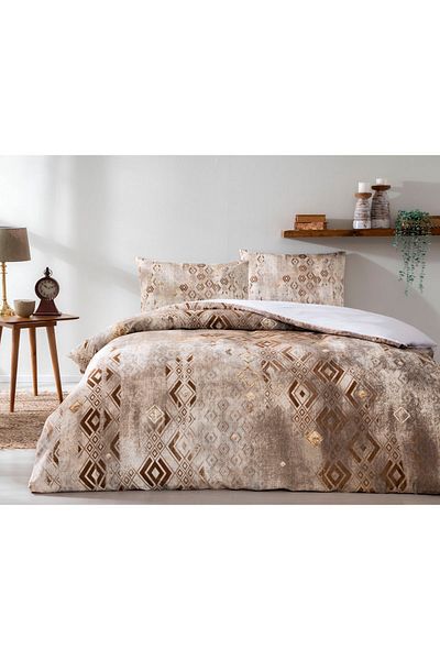Özdilek Комплект завивки Castanho Double Soft Life Satin