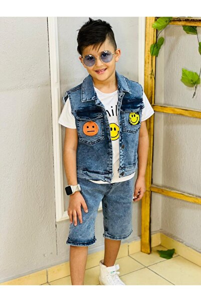 KOKOŞ BEBEK Smile Jeans 3 Piece Set