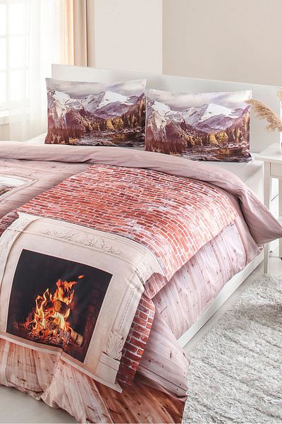 Özdilek Σετ Παπλωματοθήκη Winter Double Soft Life Satin