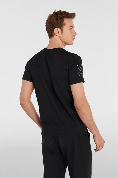 hummel Μαύρο ανδρικό μπλουζάκι - 911946 -2001