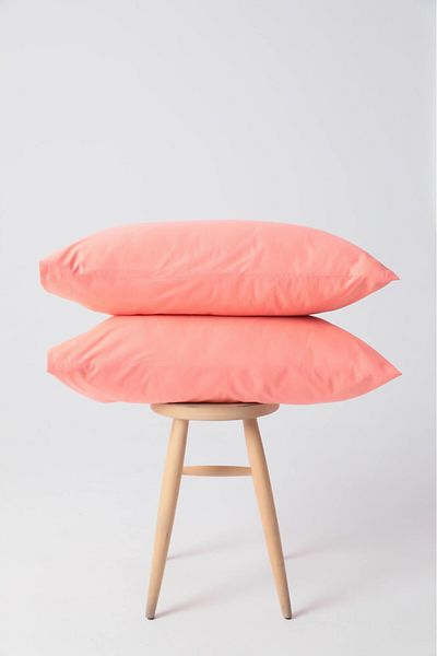 FAVORA 100% bumbac 2 piese Husă de pernă 50x70 - Floare de rodie