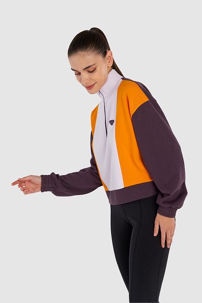 hummel Φούτερ Jolie με μισό φερμουάρ - Άνετη εφαρμογή