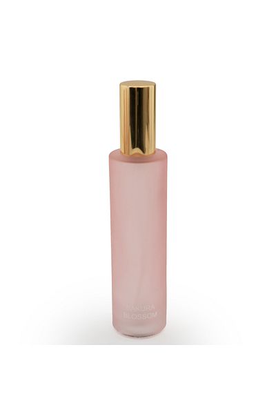 HKG -CAN SAKURA BLOSSOM SCENT 100ML GLASS ROOM SPRAY FROSTED PINK