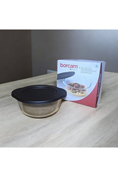 Paşabahçe 59123 Borcam Round Black Lid 1450 Cc