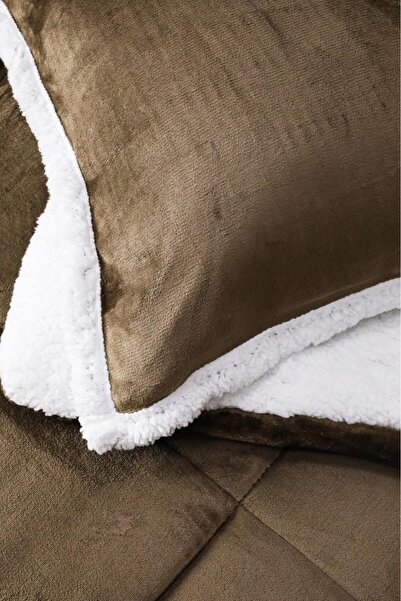 FAVORA Comforter Single Blanket Set - Brown