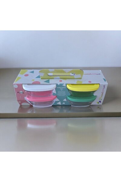 Paşabahçe 96840 PAŞABAHÇE STORAGE PUDDING CUP 310 cc 4 PACK