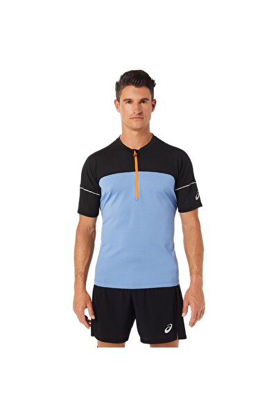 Asics Fujitrail SS 2022 Мъжка тениска за бягане - Синьо/Черно - S