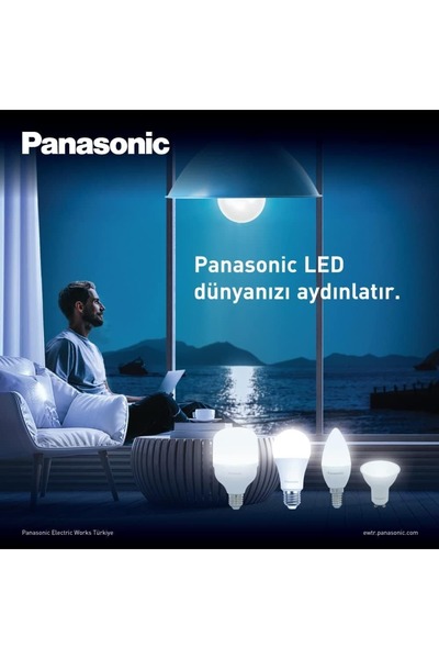 PANASONIC 5W E-14 2700K Sarı Işık LED Ampul