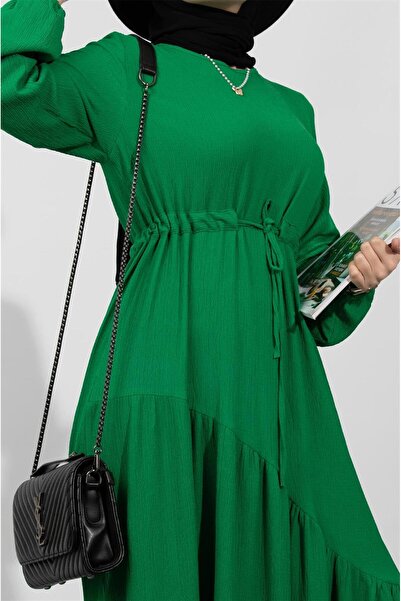 Sevitli Φόρεμα με τούνελ μέσης-benetton Green