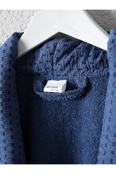 FAVORA Set halat de baie unisex din bumbac Tuwa Mărimea Xxl - Albastru