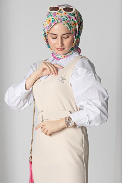 Sevitli Φόρεμα Gilet - Μπεζ