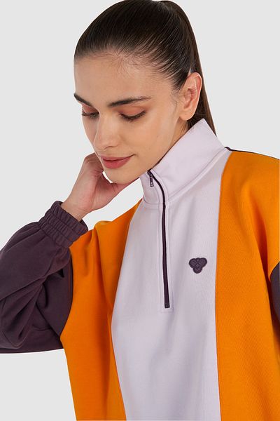 hummel Φούτερ Jolie με μισό φερμουάρ - Άνετη εφαρμογή