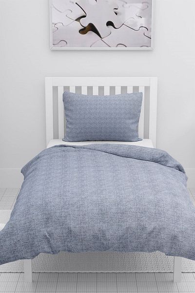 FAVORA Set cuvertură de pilota Vega Cotton Ranforce - Albastru închis