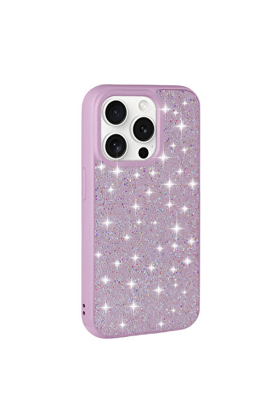 ZM STORE غطاء متوافق مع هاتف آيفون 15 برو ماكس من آبل بتصميم حجر لامع وغطاء م...