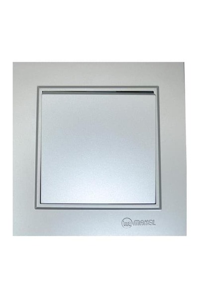 MAKEL Karea Anahtar Gümüş Modül+Kapak+Çerçeve