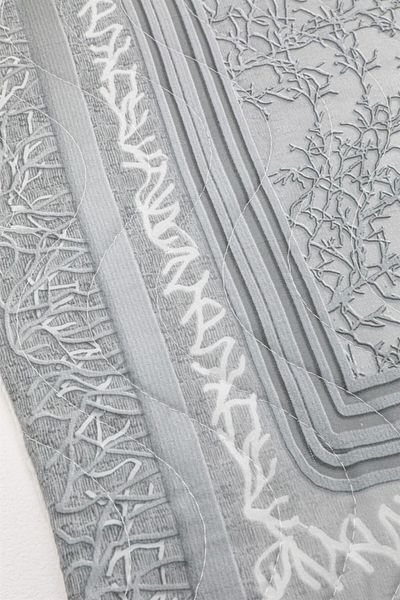 FAVORA Eylül and Double Gray Quilted Bedspread Set
