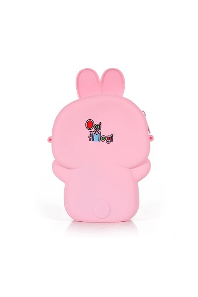 Ogi Mogi Toys Silikon-Rosa-Hasen-Schultertasche