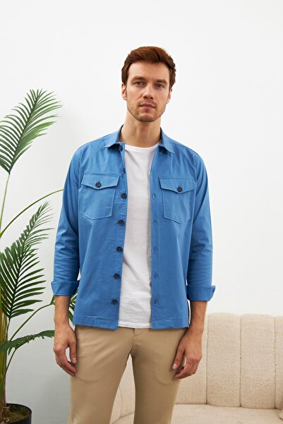 odelon Чоловіча сорочка-піджак Comfort Fit Saks - Mars31