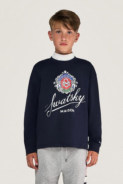 SWATSKY Bg Store Тъмносиня тениска за момче