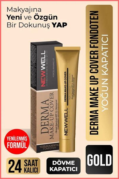New Well Intense Concealer New Well Foundation 01 Gold