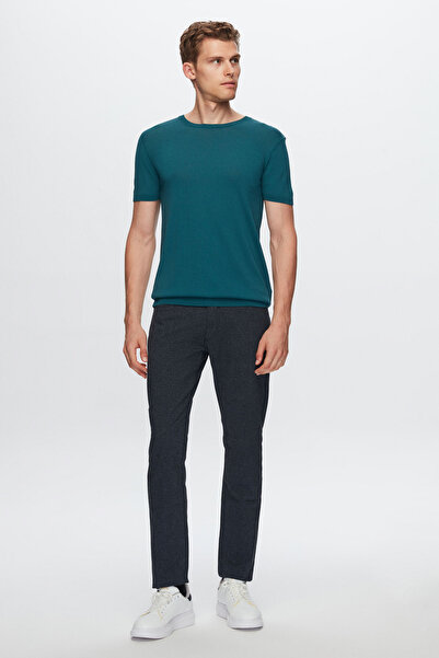 Twn T-shirt Emerald Green Slim Fit Rayon