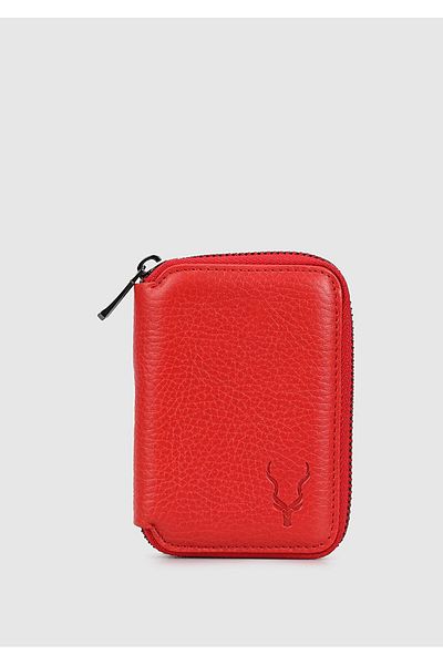 Carrera Carrera Car007 Red Genuine Leather Wallet
