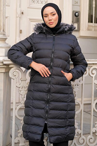 hafsamina Padded Puffer Jacket Black HM2294
