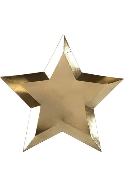 STOREMAX Mu-Artshop Meri Gold Star Plate Tnca 871301
