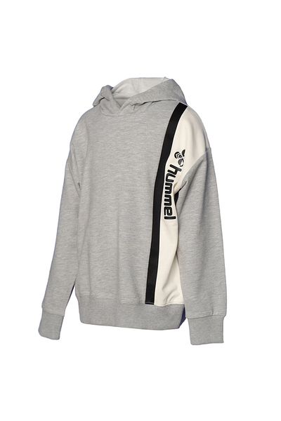 hummel Hmlgrayson Kids Gray Hoodie Sweatshirt -921686-2006