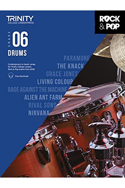 Faber Music Ltd. Trinity College London Rock & Pop 2018 Drums Grade 6