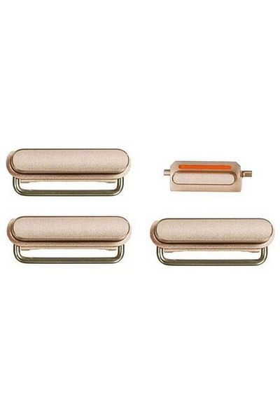 MBL On/Off Side Sound and Mute Keys Set Compatible for iPhone 6S - GOLD