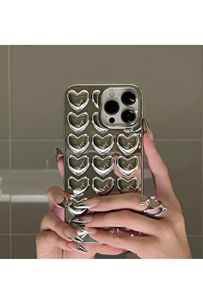 PiyasaSepeti iPhone 11 with Silver Case Heart