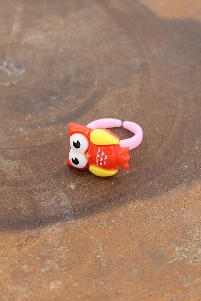 Chantaky 086 1500 Colorful Owl Adjustable Children's Ring