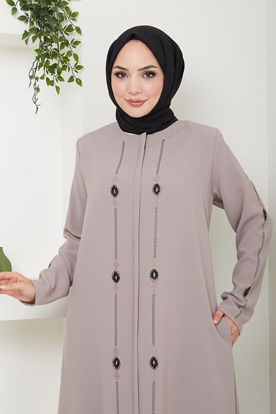 hafsamina Mink Colored Icon Stone Ferace - HM2480