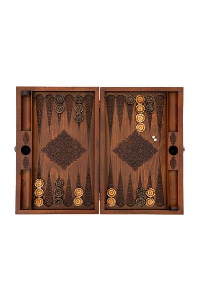 Anadolia Ottoman Motif Wooden Backgammon