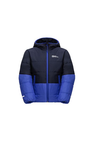 Jack Wolfskin سترة خارجية للأطفال باللون الأزرق من Two Hills Ins K للجنسين للأطفال في الهواء الطلق