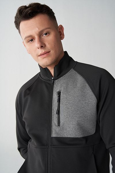 hummel Мъжко яке с цип Hmlrandy 921819-2001 Черно