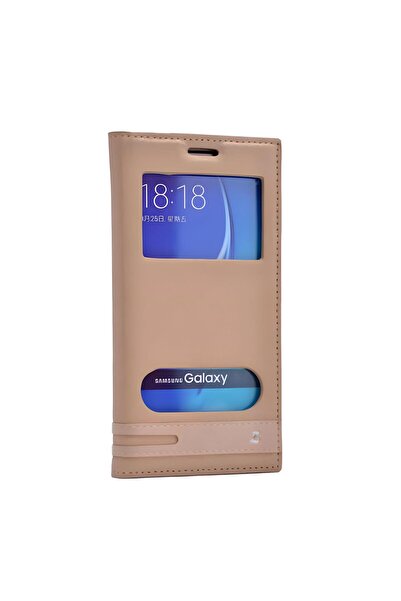Cepustik Telefon Aksesuarları Galaxy A7 2016 Kılıf Pencereli Elite Kapaklı Kılıf