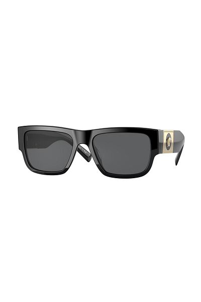 Versace VE 4406 GB187 56 - Men's Black Bone Sunglasses