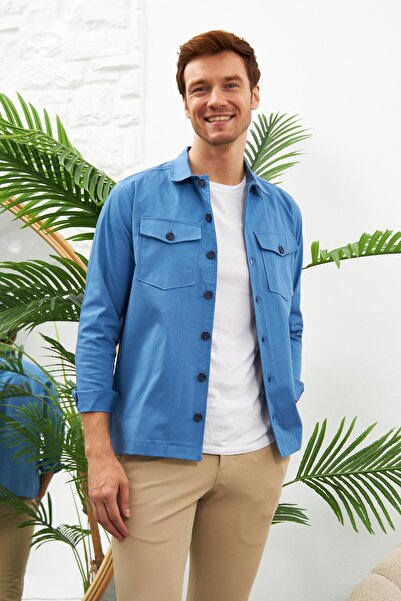 odelon Чоловіча сорочка-піджак Comfort Fit Saks - Mars31
