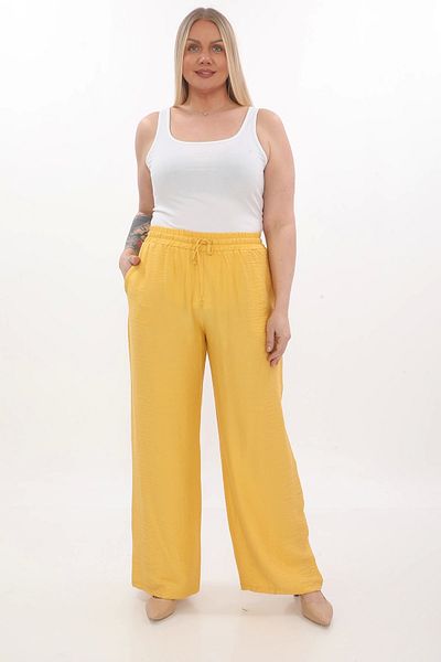 Lady Majestic Viscose Large Size Pantalon