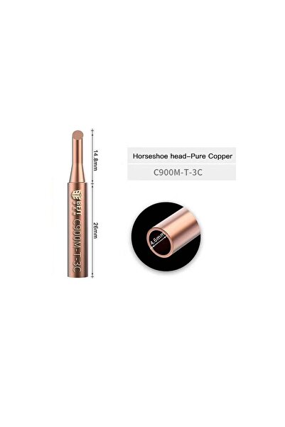 Genel Markalar 5li Havya Ucu Bakır 0.2mm, 0.3mm, 3mm, 5mm, 6mm Uç | İç Çap 4.6mm