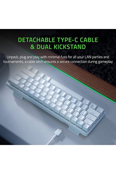 RAZER Huntsman Mini 60% Gaming Keyboard — Optical Linear Switches, Chroma RGB, PBT Keycaps, Mercur