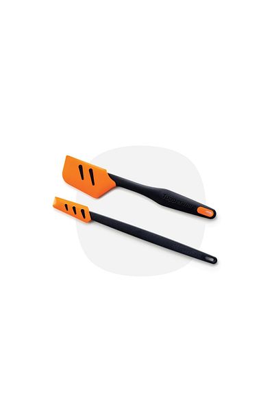 Tupperware Set of 2 Large Spatulas and Thin Silicone Spatulas