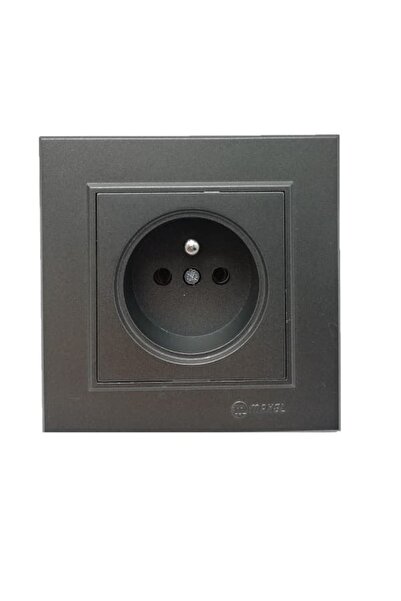 MAKEL Karea Ups Priz Füme Modül+Kapak+Çerçeve